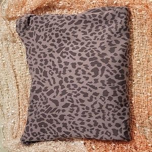 Buffalo David Bitton Women's Supersoft Hoody Pullover, M, iris leopard (purple)